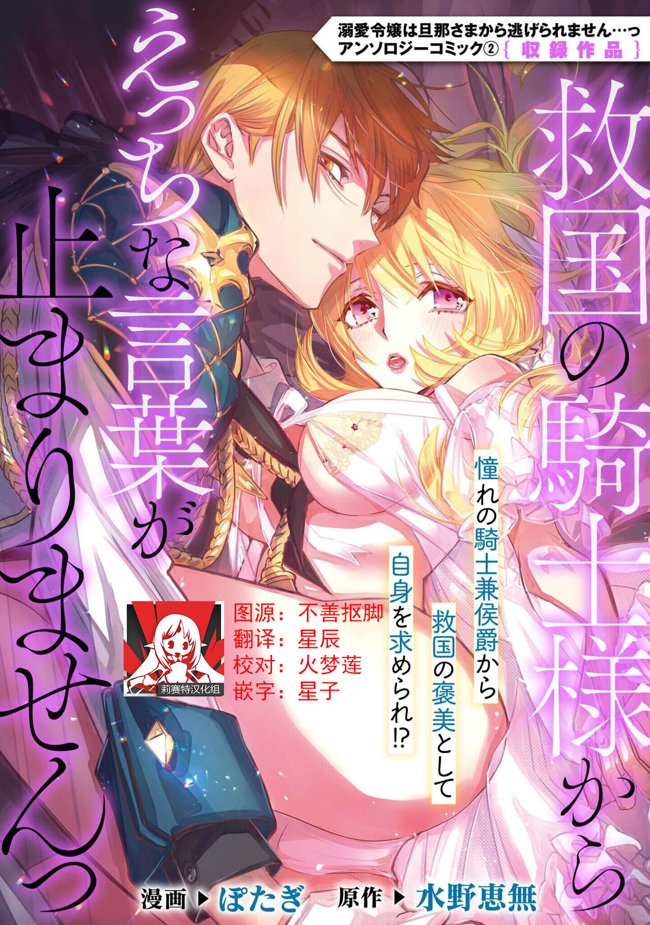 kyūkoku no kishi-sama kara etchina kotoba ga tomarimasen ~tsu | 救国的骑士大人无法停止下流的话救国の騎士様からえっちな言葉が止まりませんっ