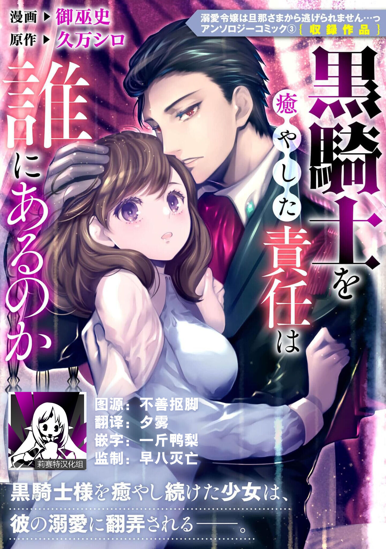 kuro kishi o iyashita sekinin wa dare ni aru no ka | 该由谁负起治愈黑骑士的责任黒騎士を癒やした責任は誰にあるのか