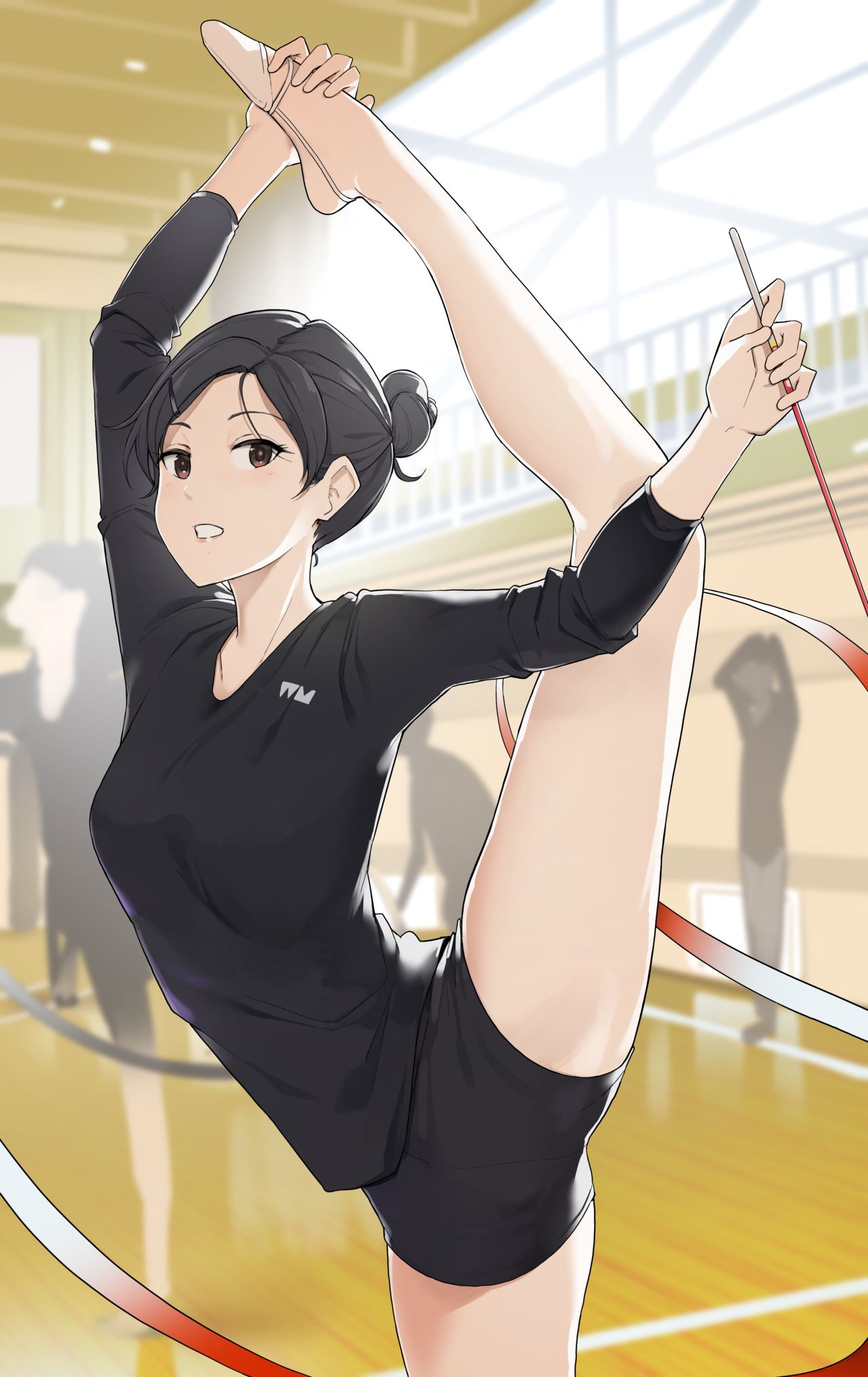 Shintaisou Circle Joshi ga Kansetsu Kadouiki Meippai Tsukatte H suru Hanashi新体操サークル女子が関節可動域めいっぱい使ってHする話
