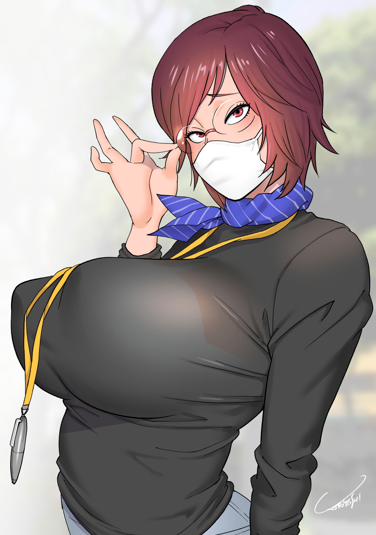 Keiri no Sanpakugan Kyonyuu Kurosuu-san no Sugao wa Dare mo Shiranai経理の三白眼巨乳黒須さんの素顔は誰も知らない